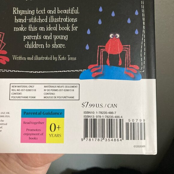 Itsy Bitsy Spider Board Book - MUST BE BUNDLED, MARKED DOWN - Picture 3 of 4